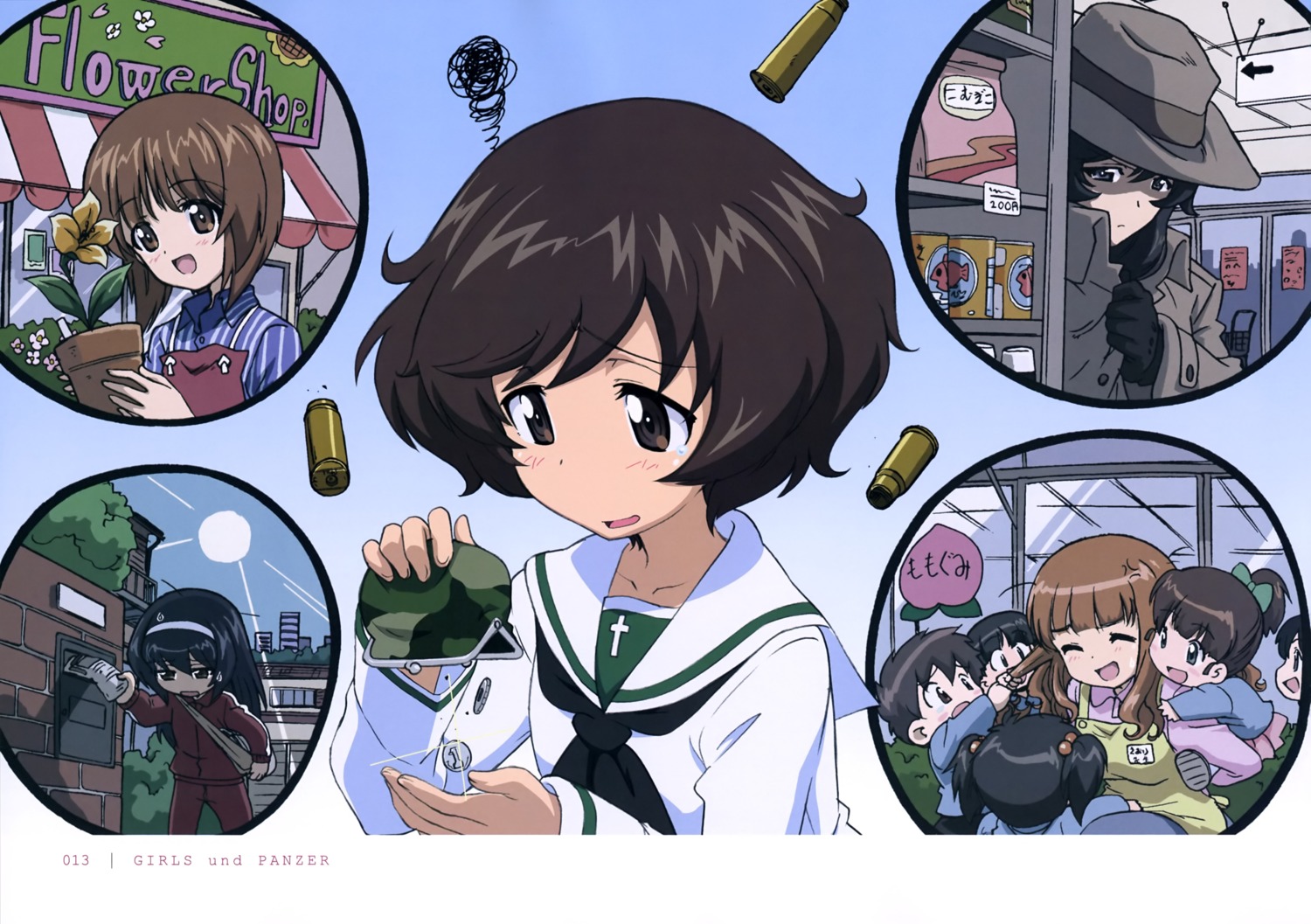 akiyama_yukari girls_und_panzer gym_uniform isuzu_hana nishizumi_miho reizei_mako seifuku takebe_saori uniform