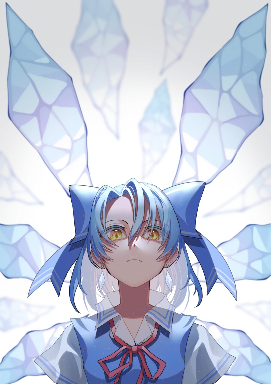 cirno seta_(artist) touhou wings