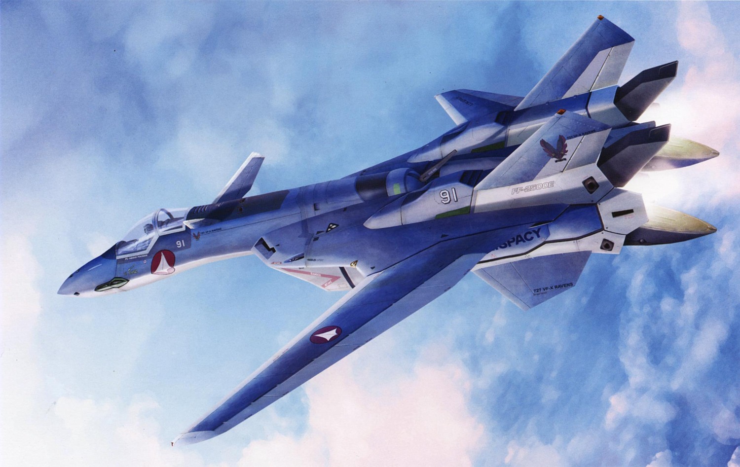 macross mecha tenjin_hidetaka the_super_dimension_fortress_macross