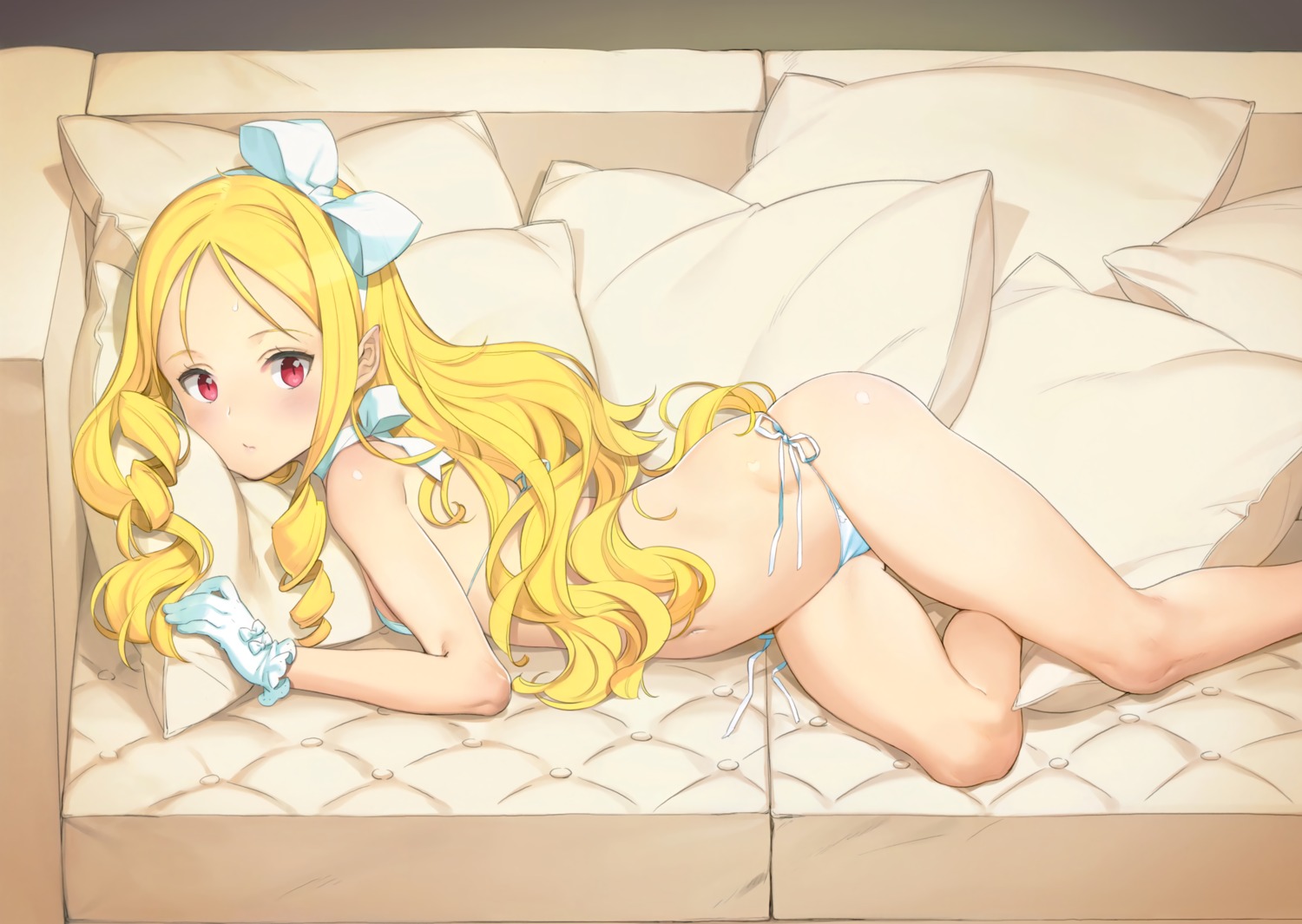 bikini eromanga-sensei oyari_ashito pointy_ears shoujo_kishidan swimsuits yamada_elf