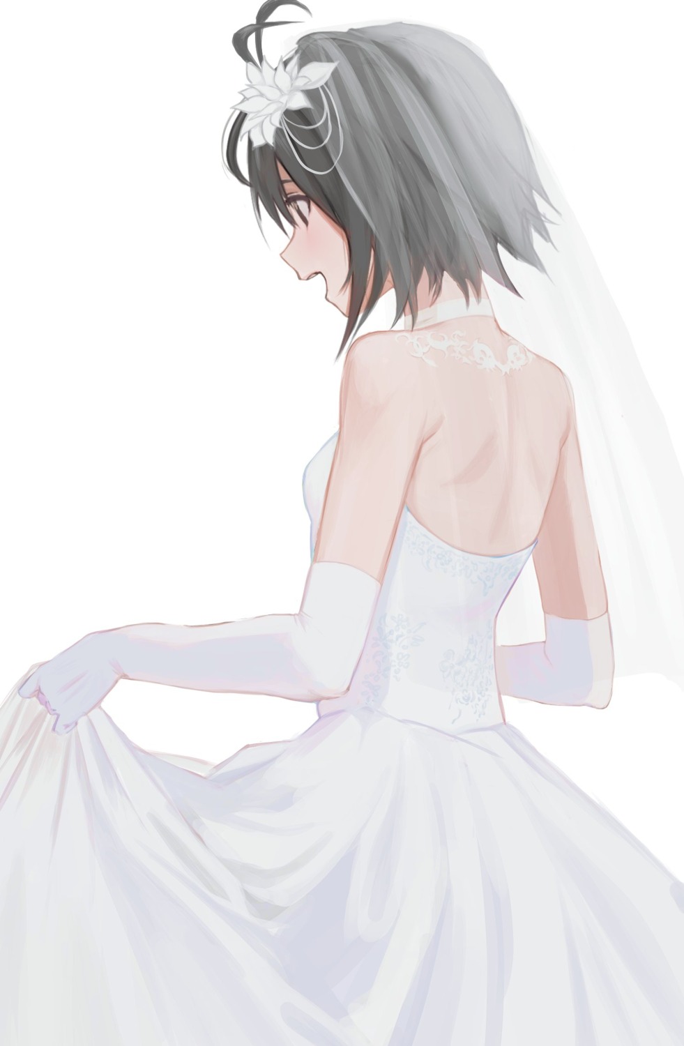 dress hd_(sw4189101) kikuchi_makoto no_bra the_idolm@ster wedding_dress