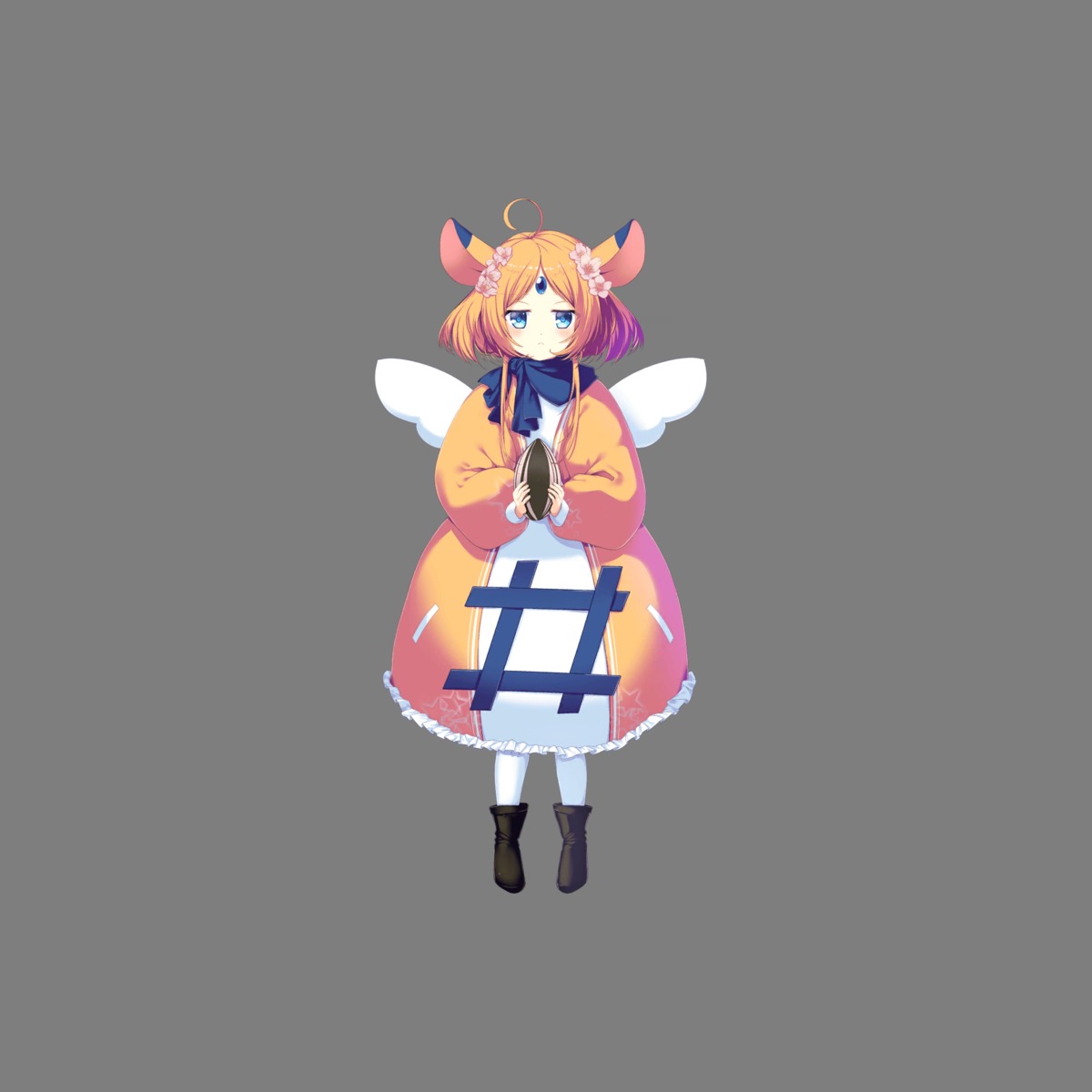 animal_ears dress hoshi_no_girls_odyssey transparent_png wings