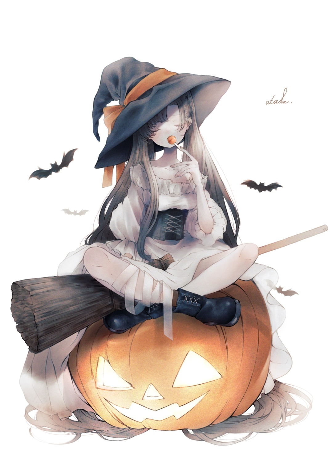 bandages halloween utaha_uta witch