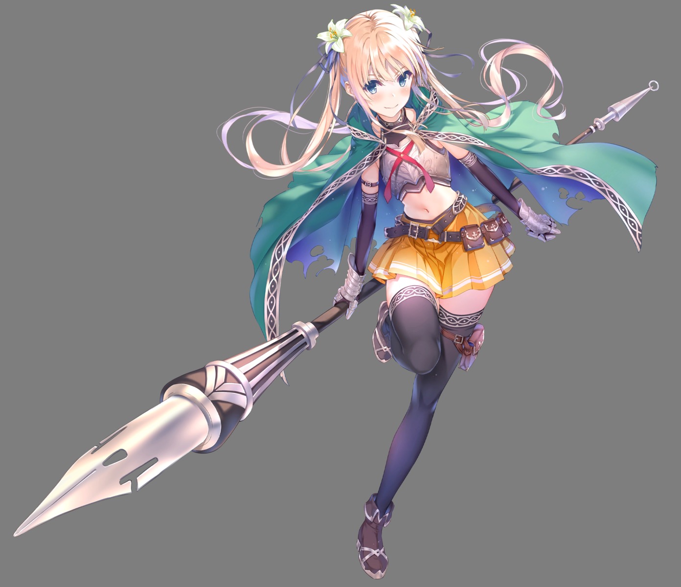 armor fantasia_re:build garter misaki_kurehito saenai_heroine_no_sodatekata sawamura_spencer_eriri thighhighs weapon