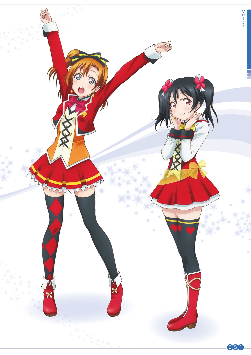 kousaka_honoka love_live! tagme thighhighs yazawa_nico