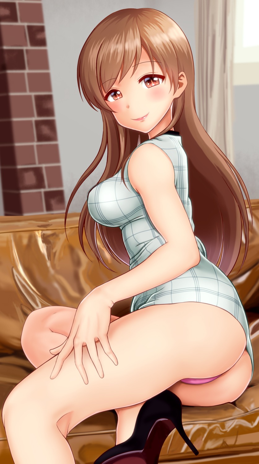 ass heels nitta_minami pantsu takahiro-kun the_idolm@ster the_idolm@ster_cinderella_girls thong