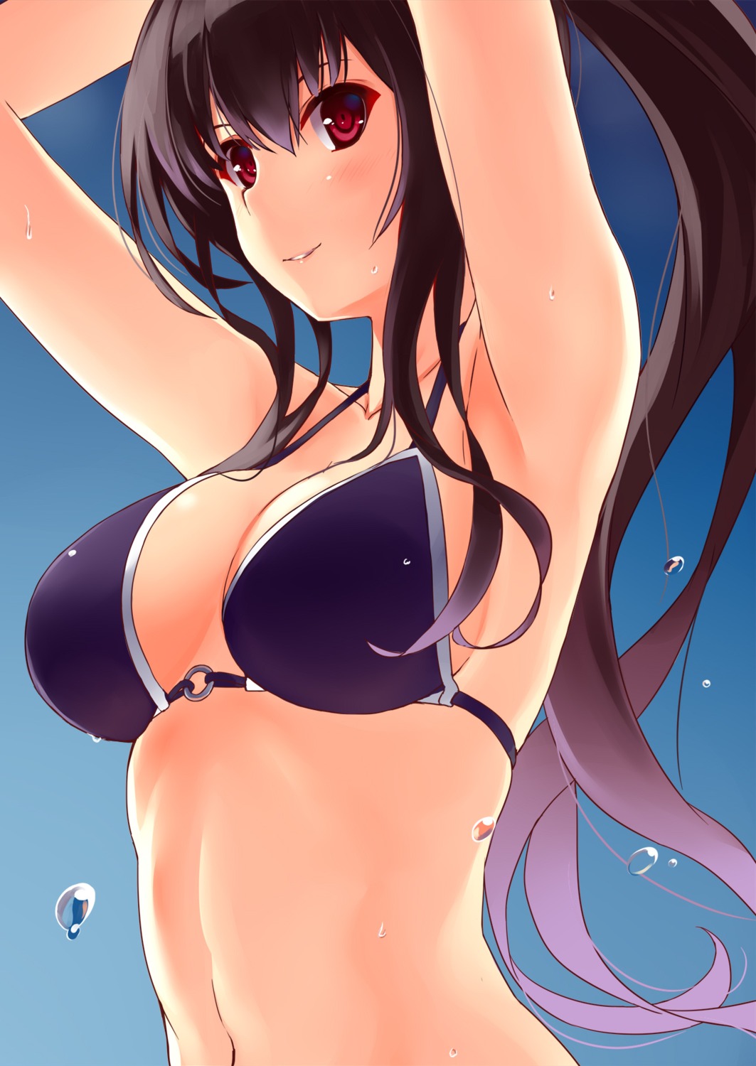 bikini_top cleavage kasumigaoka_utaha mizuki_ame saenai_heroine_no_sodatekata swimsuits