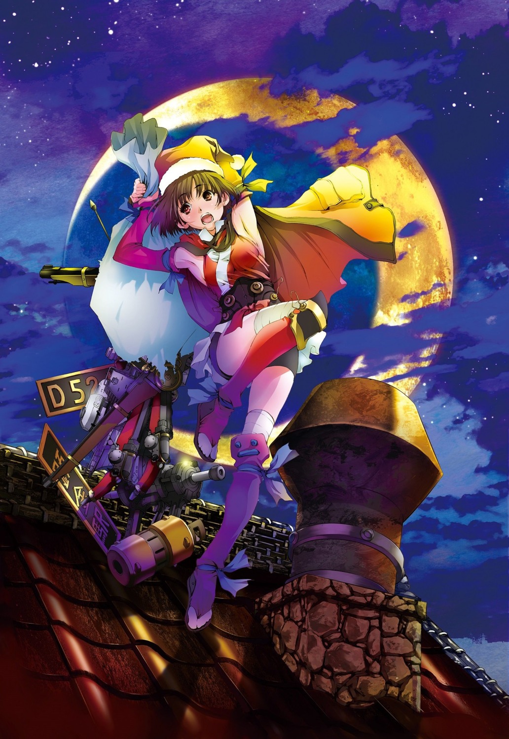 bandages christmas koutetsujou_no_kabaneri mikimoto_haruhiko mumei