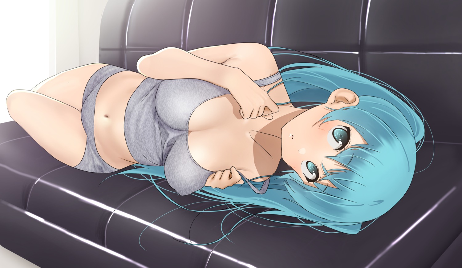 erect_nipples furuyama_tsukuru hatsune_miku lingerie vocaloid