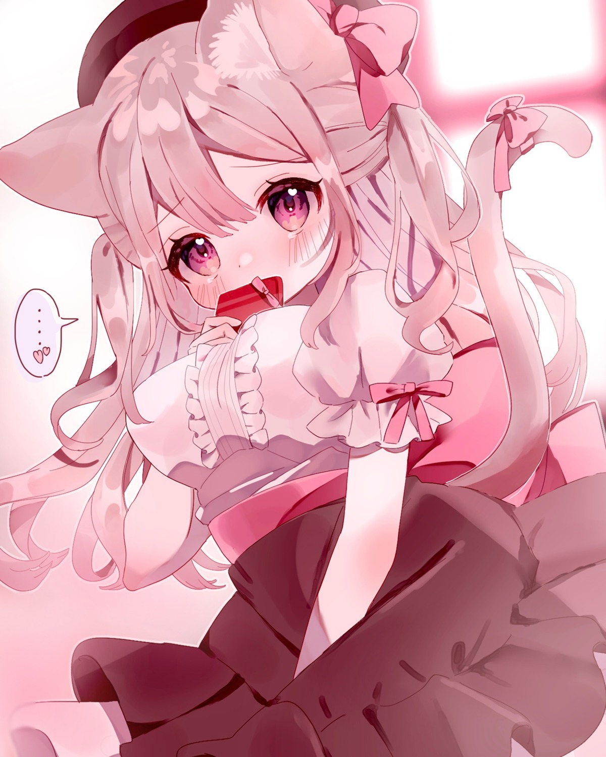 animal_ears miwachi_(38mofu) nekomimi tail