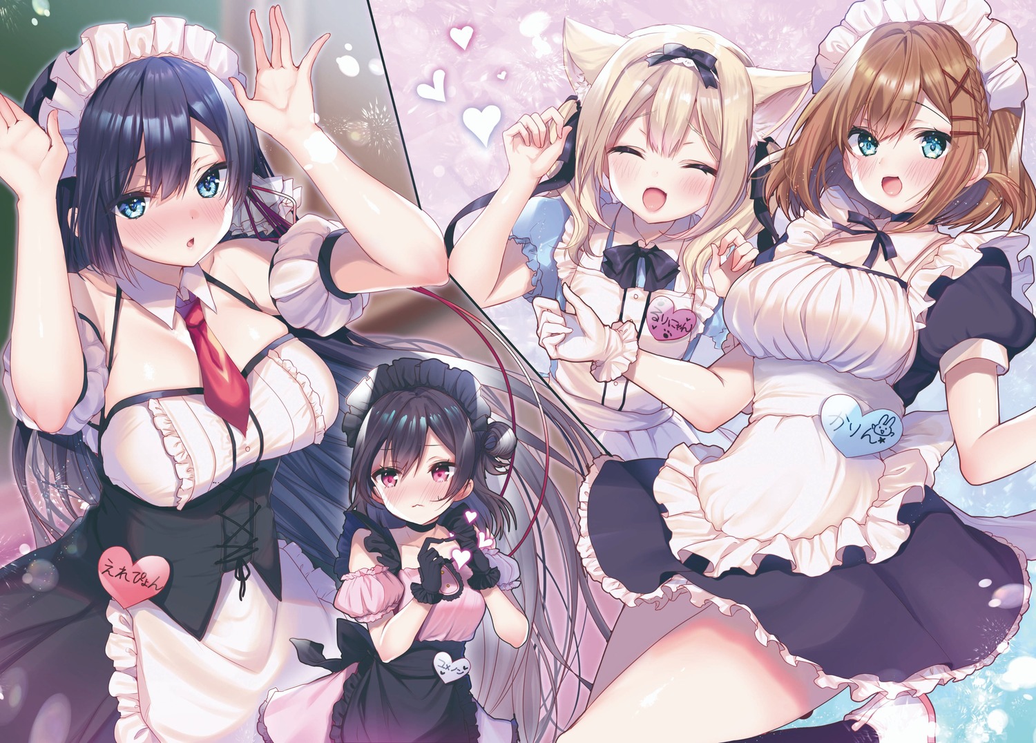 animal_ears ayuma_sayu maid omaera_ohitori-sama_no_ore_no_koto_sukisugi_daro.