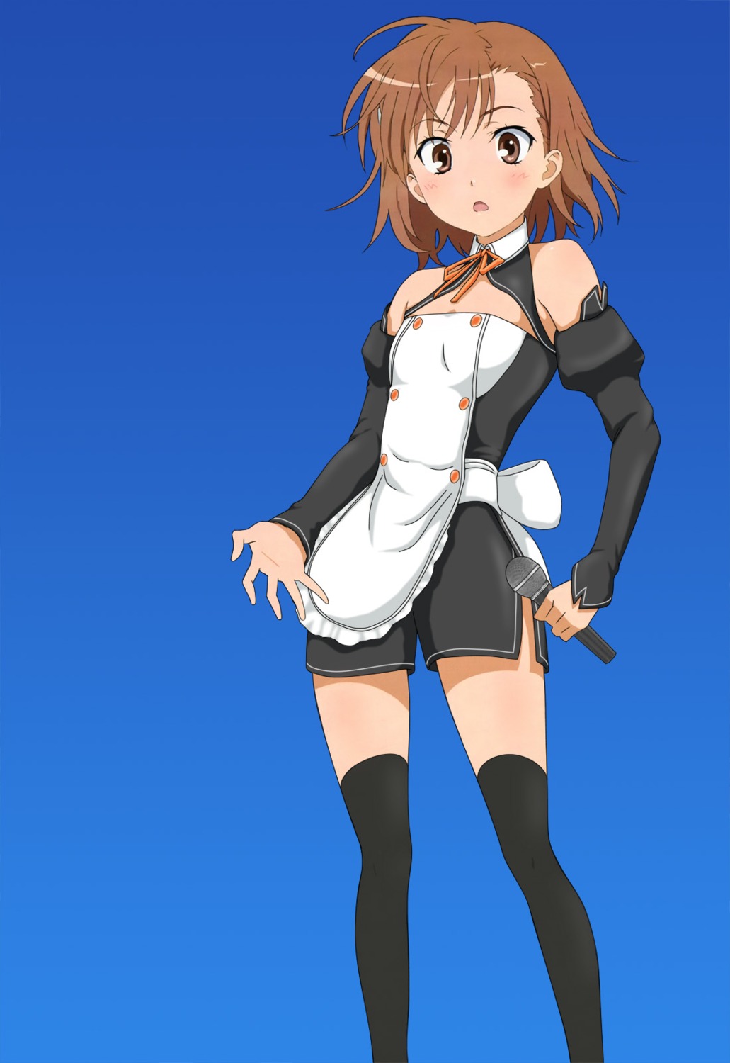 dream_c_club misaka_mikoto parody photoshop thighhighs toaru_kagaku_no_railgun toaru_majutsu_no_index