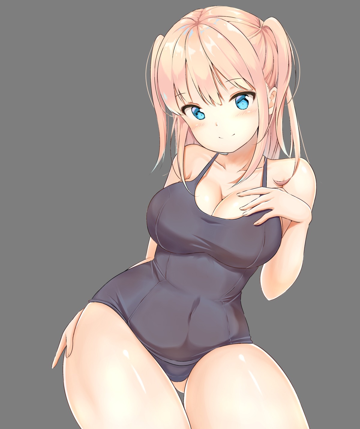 aymusk cleavage school_swimsuit swimsuits transparent_png