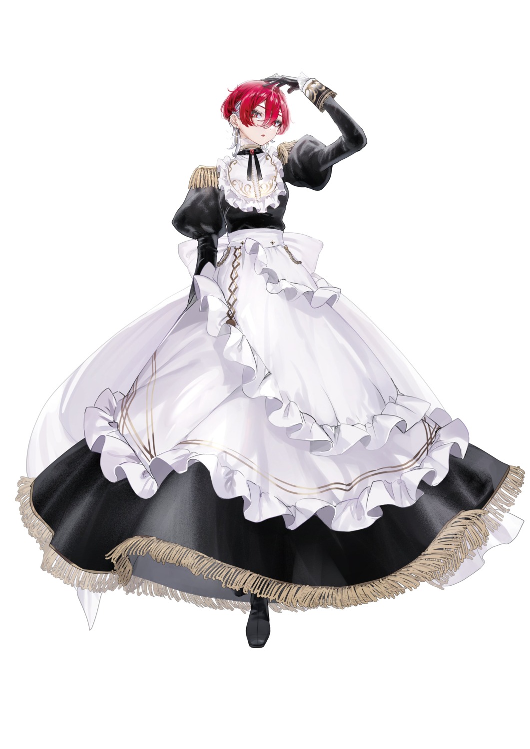 beniya_(shibou_yuugi) maid nekometaru shibou_yuugi_de_meshi_wo_kuu.