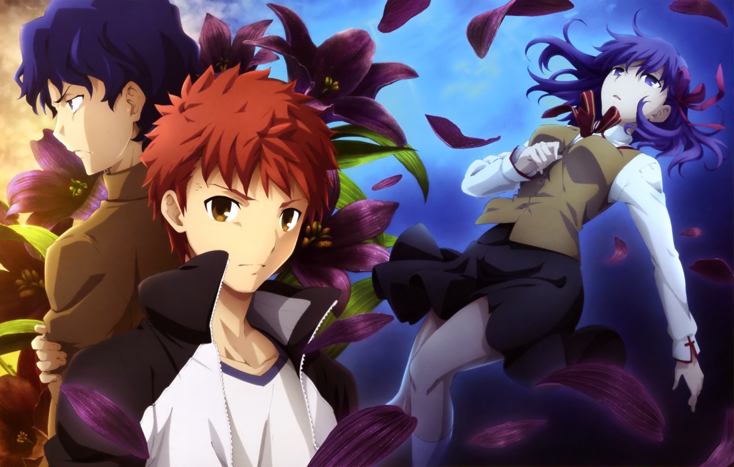 emiya_shirou fate/stay_night fate/stay_night_heaven's_feel matou_sakura matou_shinji seifuku shiojima_yuka