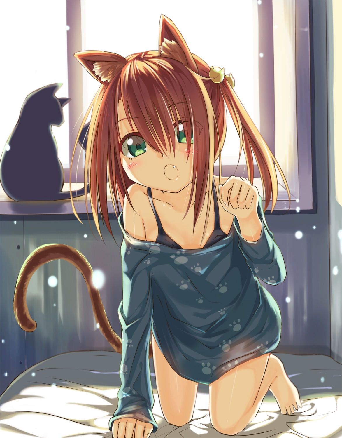 animal_ears ayataka bra loli neko nekomimi see_through tail