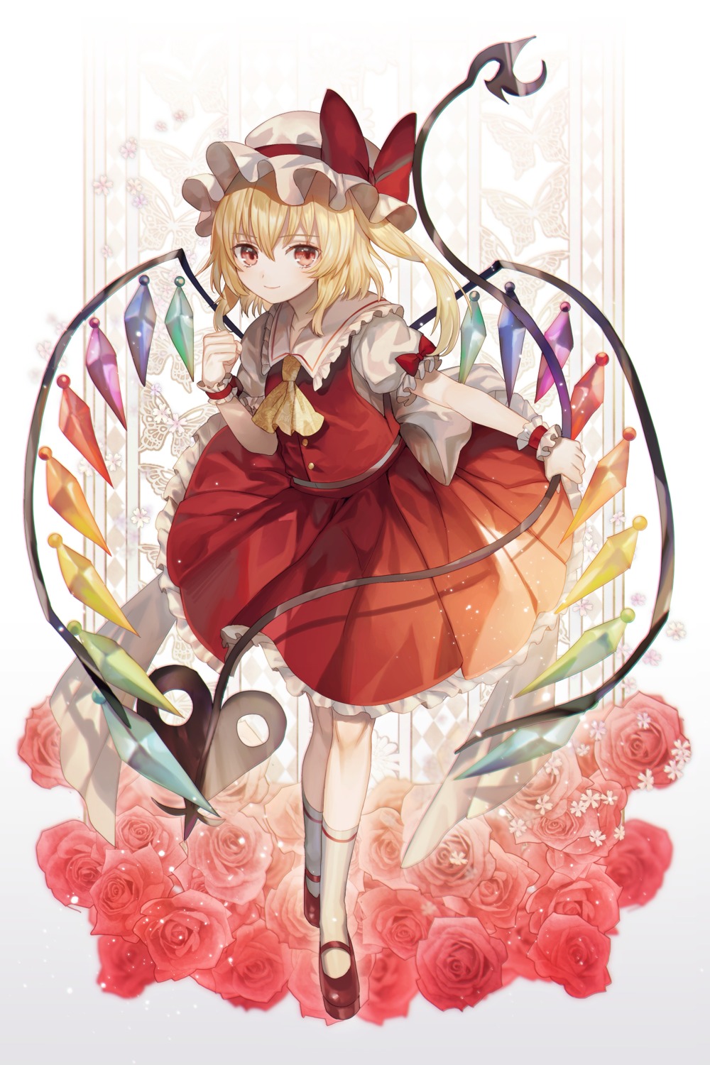 abandon_ranka flandre_scarlet touhou wings