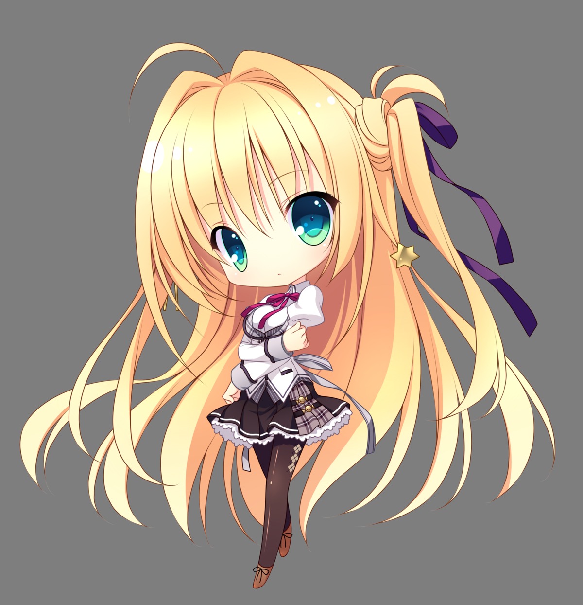 alia's_carnival chibi isumi_yura nanawind pantyhose sakurakouji_tsukuyomi seifuku thighhighs transparent_png