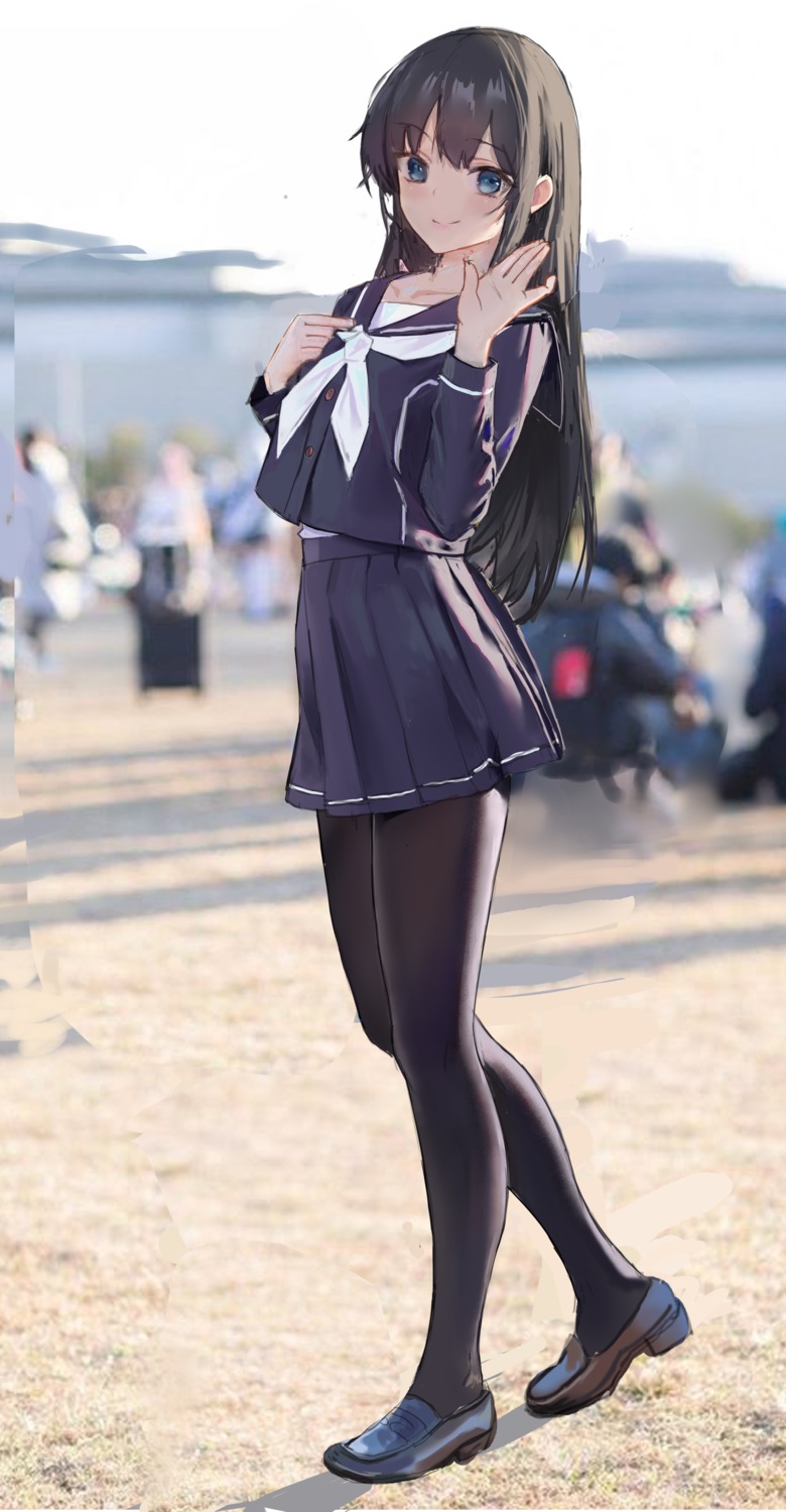 duzizai pantyhose photo seifuku