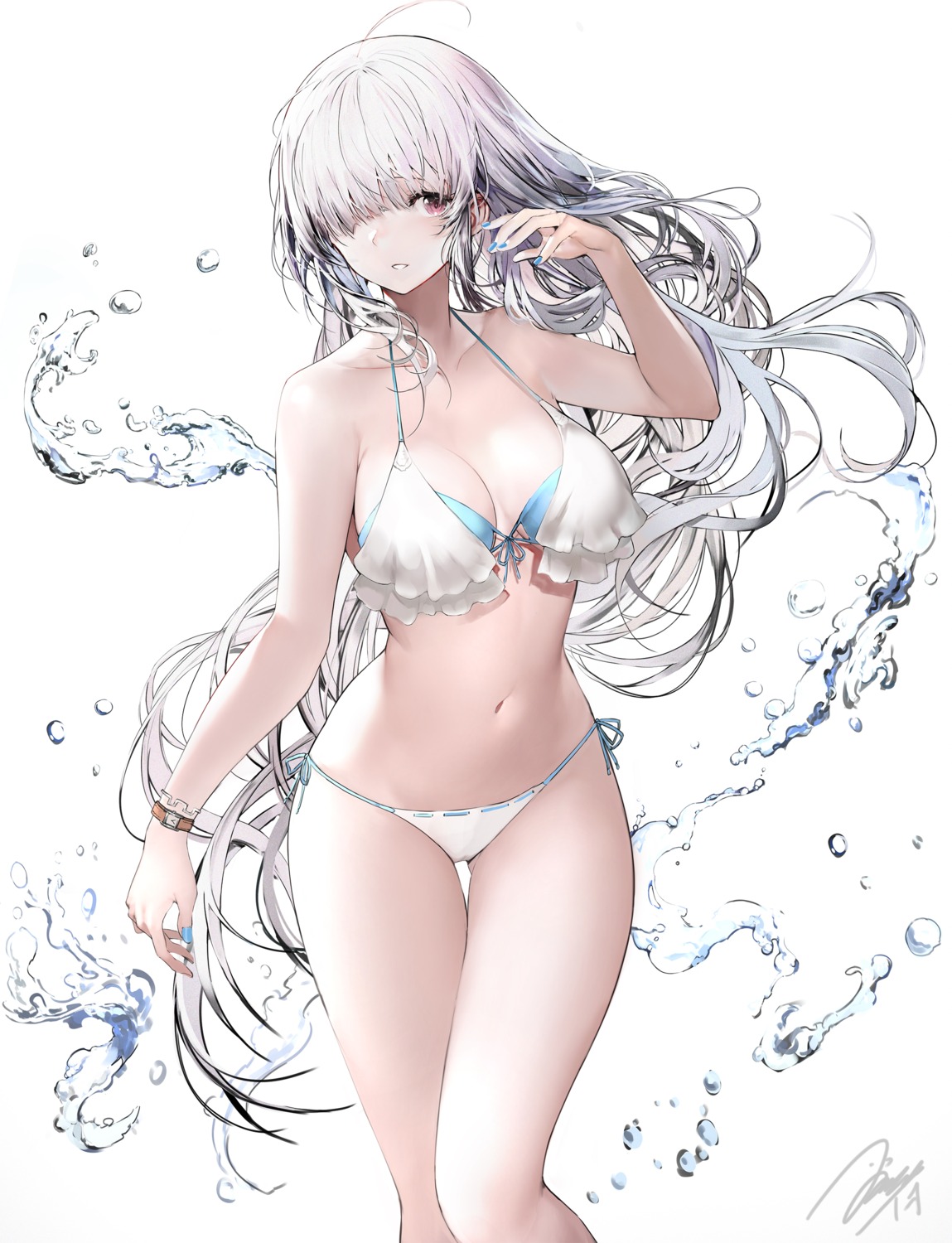 bikini cleavage haori_io swimsuits