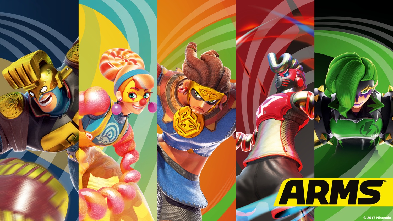 Nintendo Arms Dr Coyle Arms Lola Pop Max Brass Arms Misango Arms Springtron Arms Wallpaper Yande Re