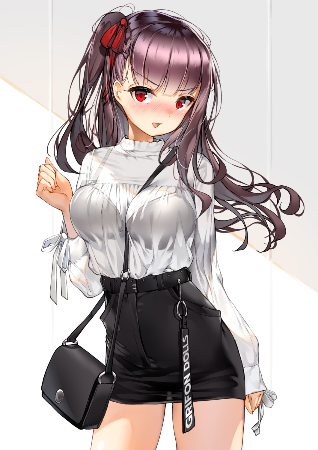 bra dduck_kong girls_frontline see_through wa2000_(girls_frontline)