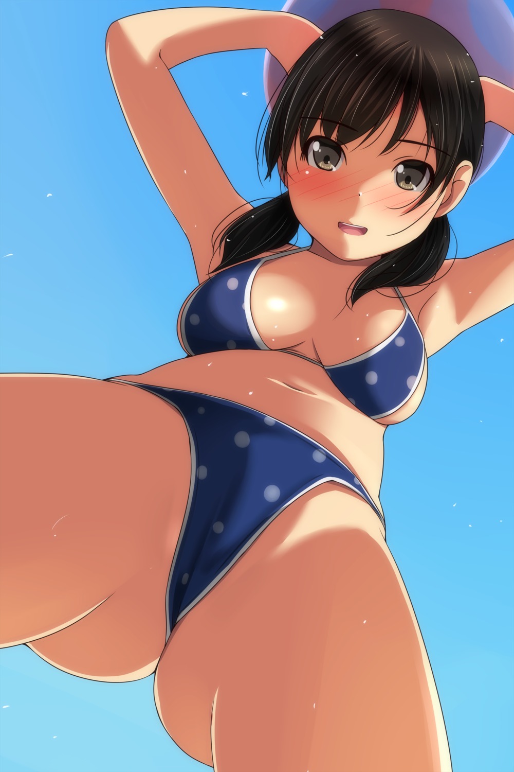 bikini cameltoe matsunaga_kouyou swimsuits wet