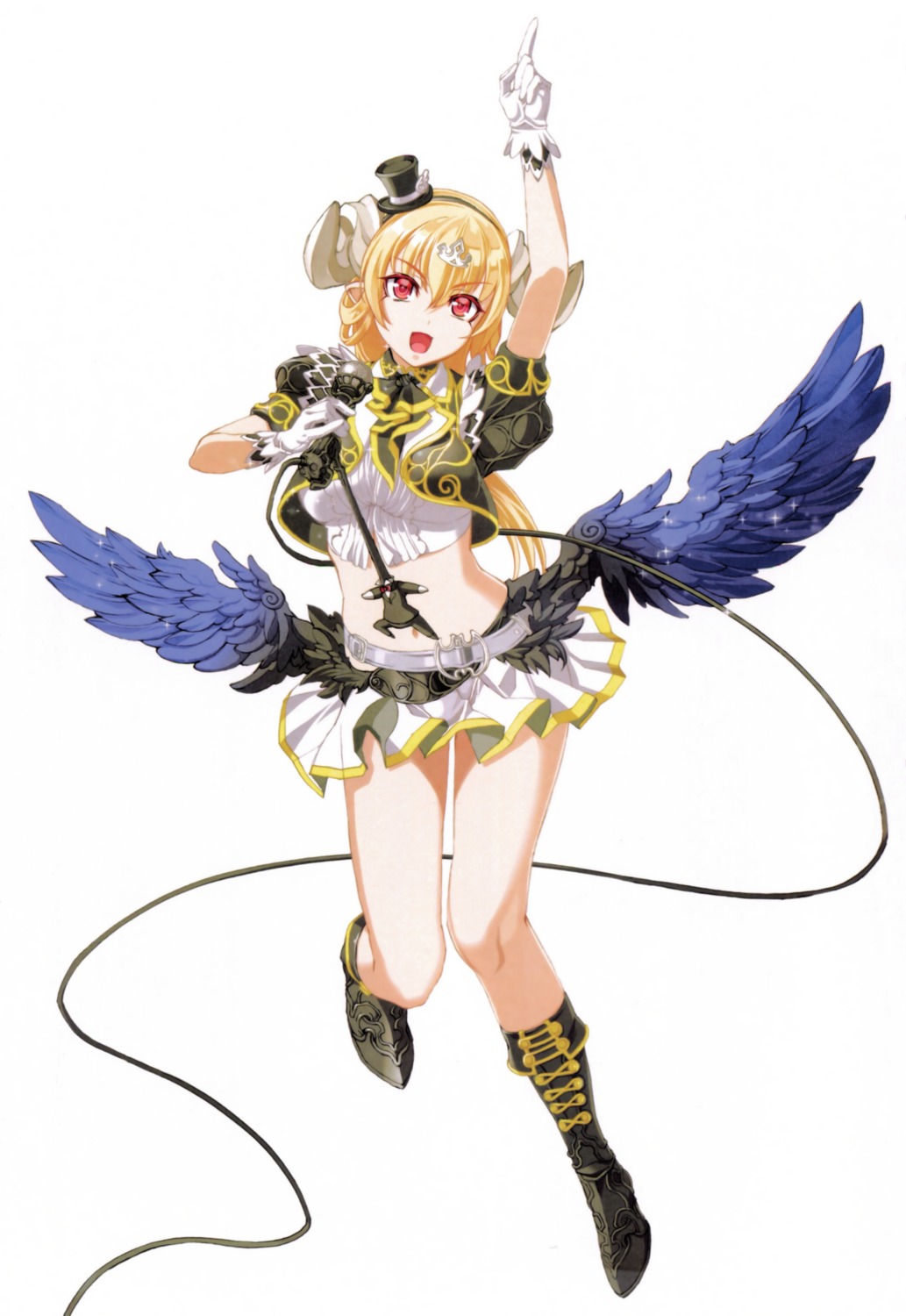 horns lucifer_(the_seven_deadly_sins) niθ pointy_ears the_seven_deadly_sins wings