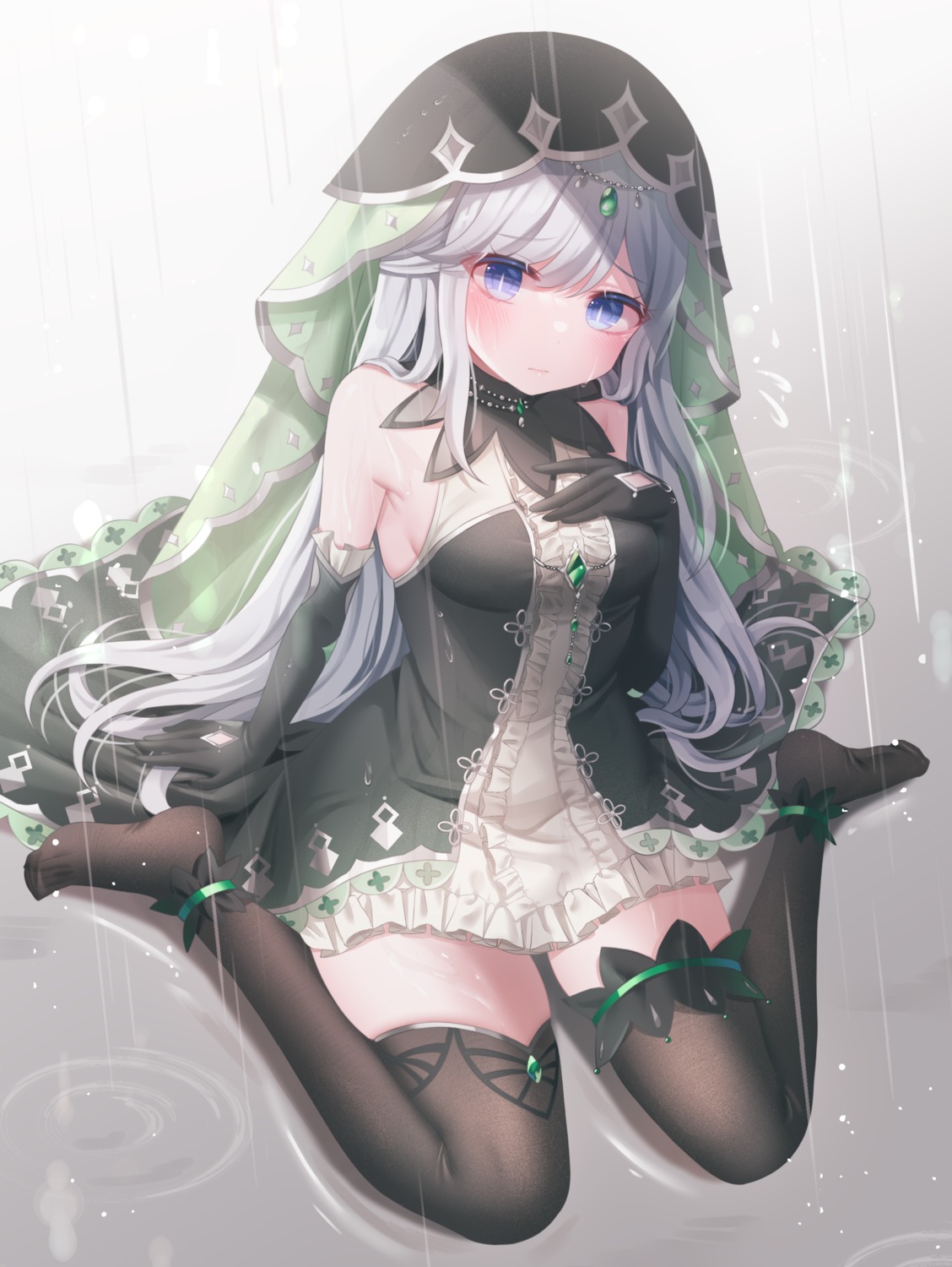 dress honyang thighhighs