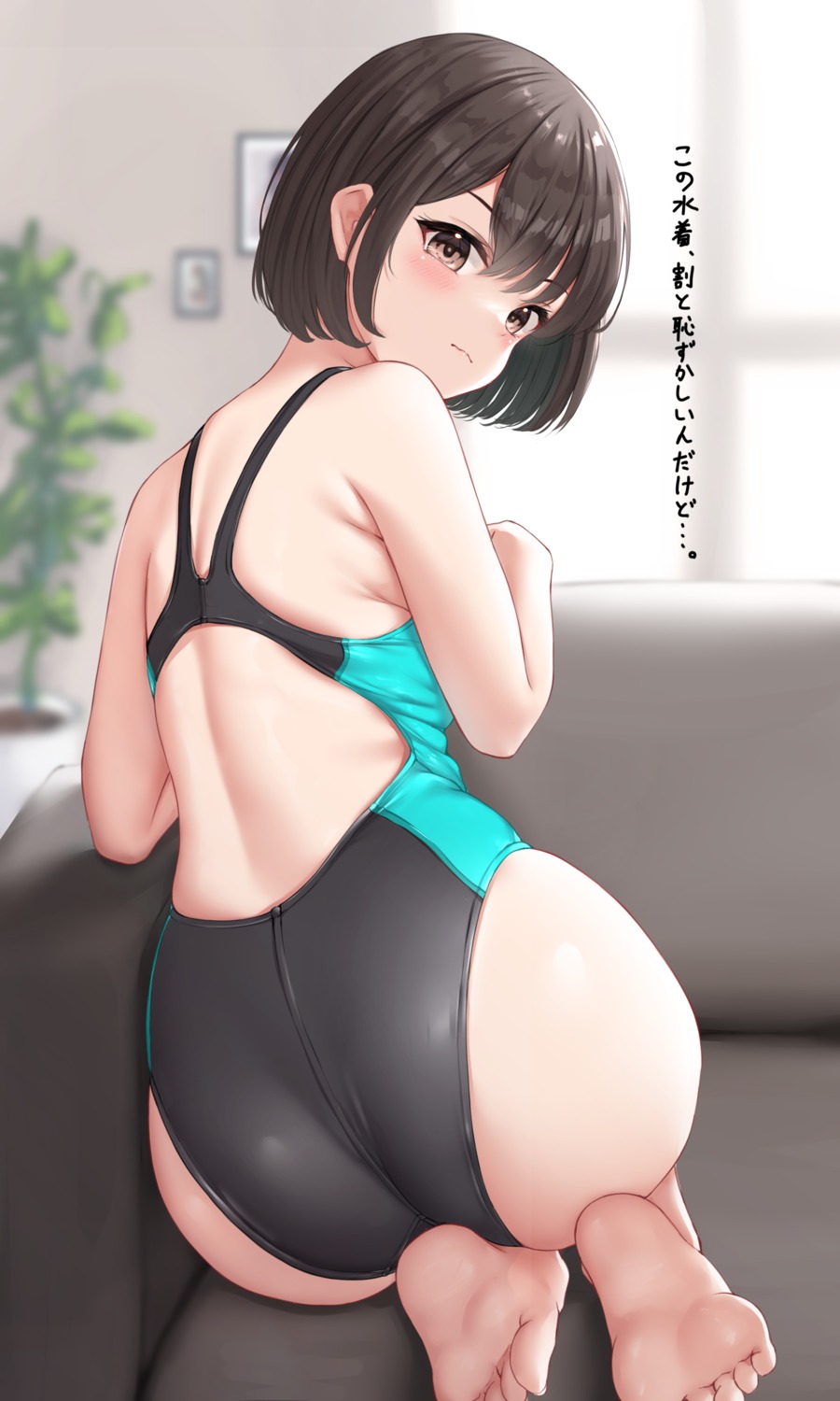 ass feet ncontrail_(mgax7527) swimsuits