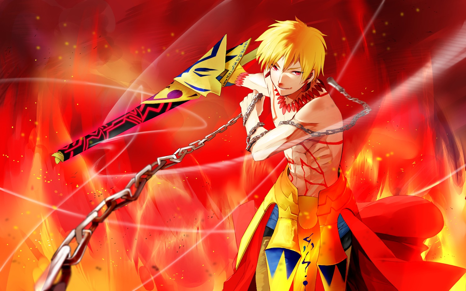 fate/stay_night gilgamesh_(fsn) male saifu