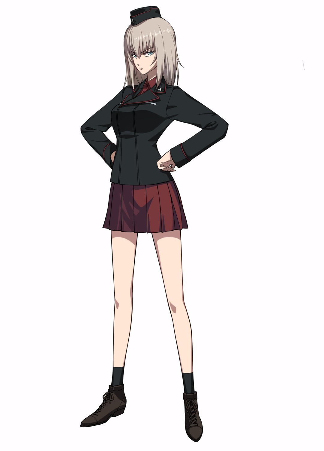 a1 girls_und_panzer initial-g itsumi_erika uniform