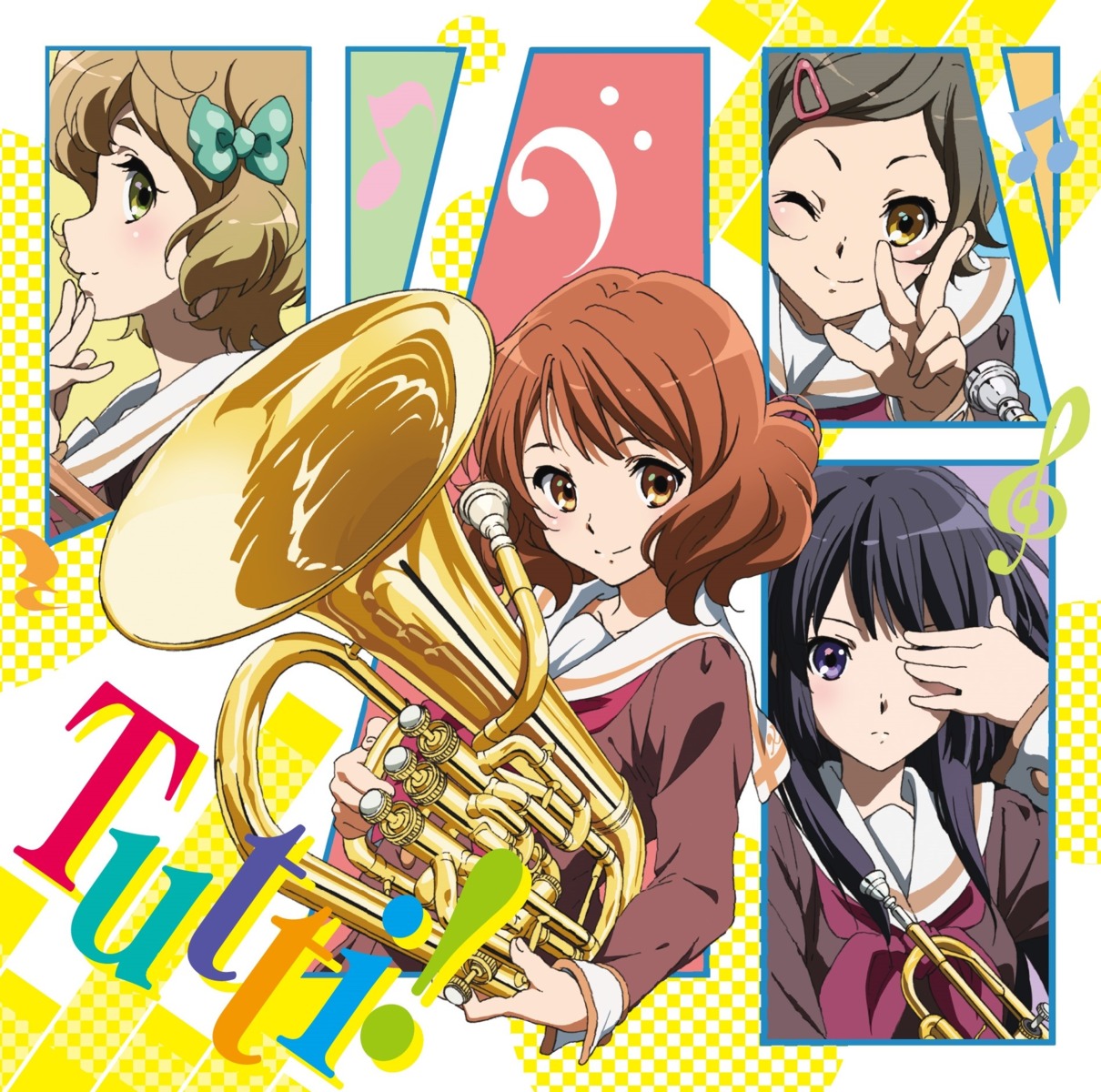 disc_cover hibike!_euphonium ikeda_shouko katou_hazuki_(hibike!_euphonium) kawashima_sapphire kousaka_reina oumae_kumiko seifuku