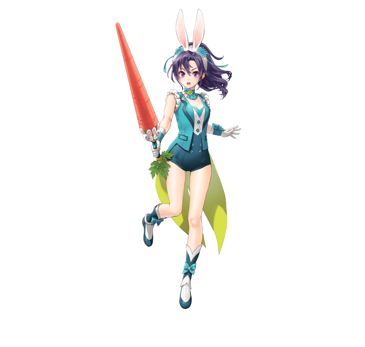 animal_ears bunny_ears bunny_girl cleavage fir fire_emblem fire_emblem:_rekka_no_ken fire_emblem_heroes kaya8 nintendo weapon