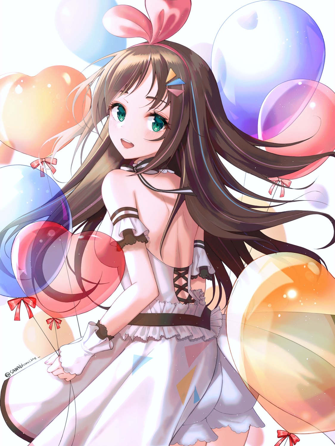 ass kizuna_ai kizuna_ai_inc. sarablanche