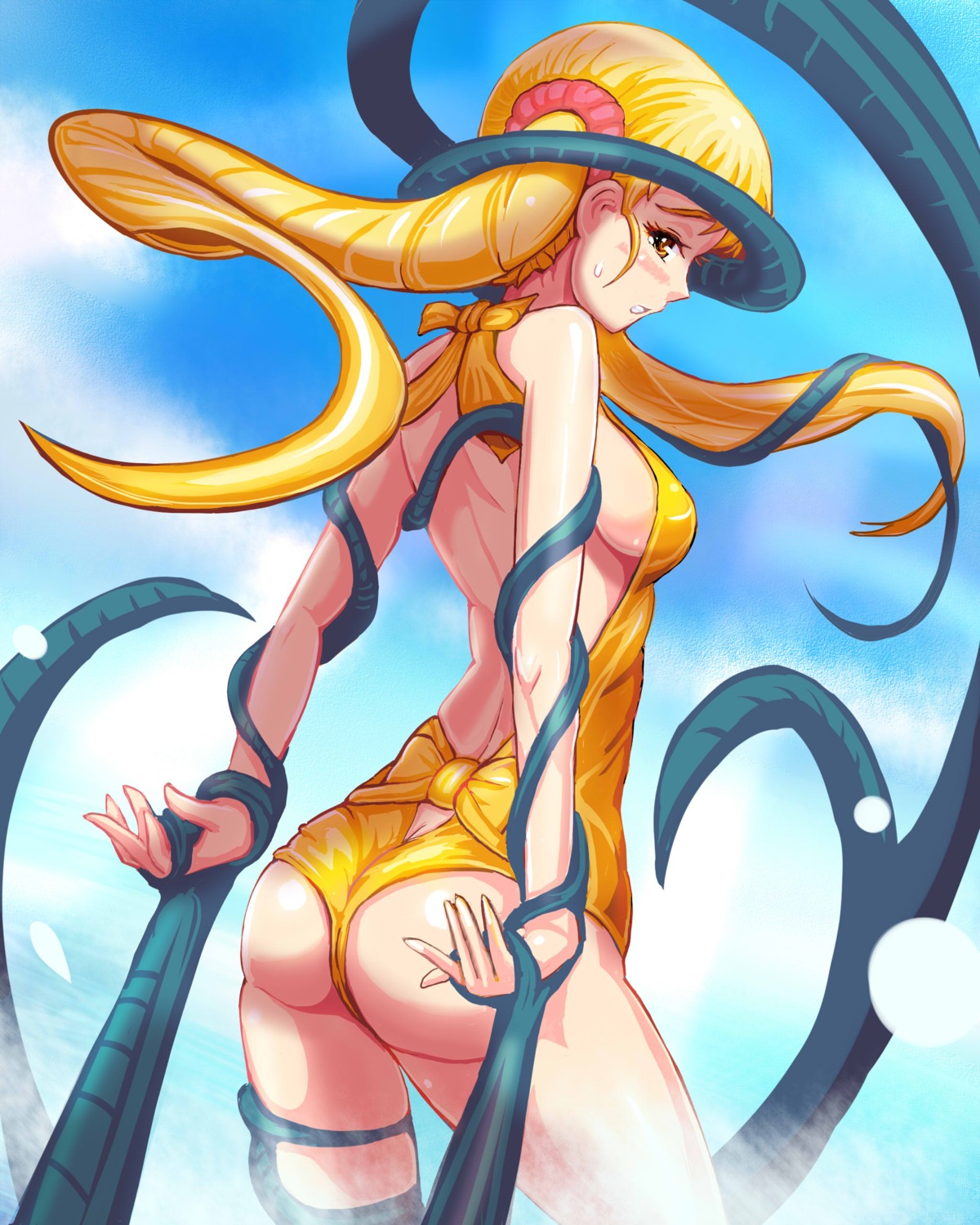 full_house kasugano_urara pretty_cure swimsuits tentacles yes!_precure_5