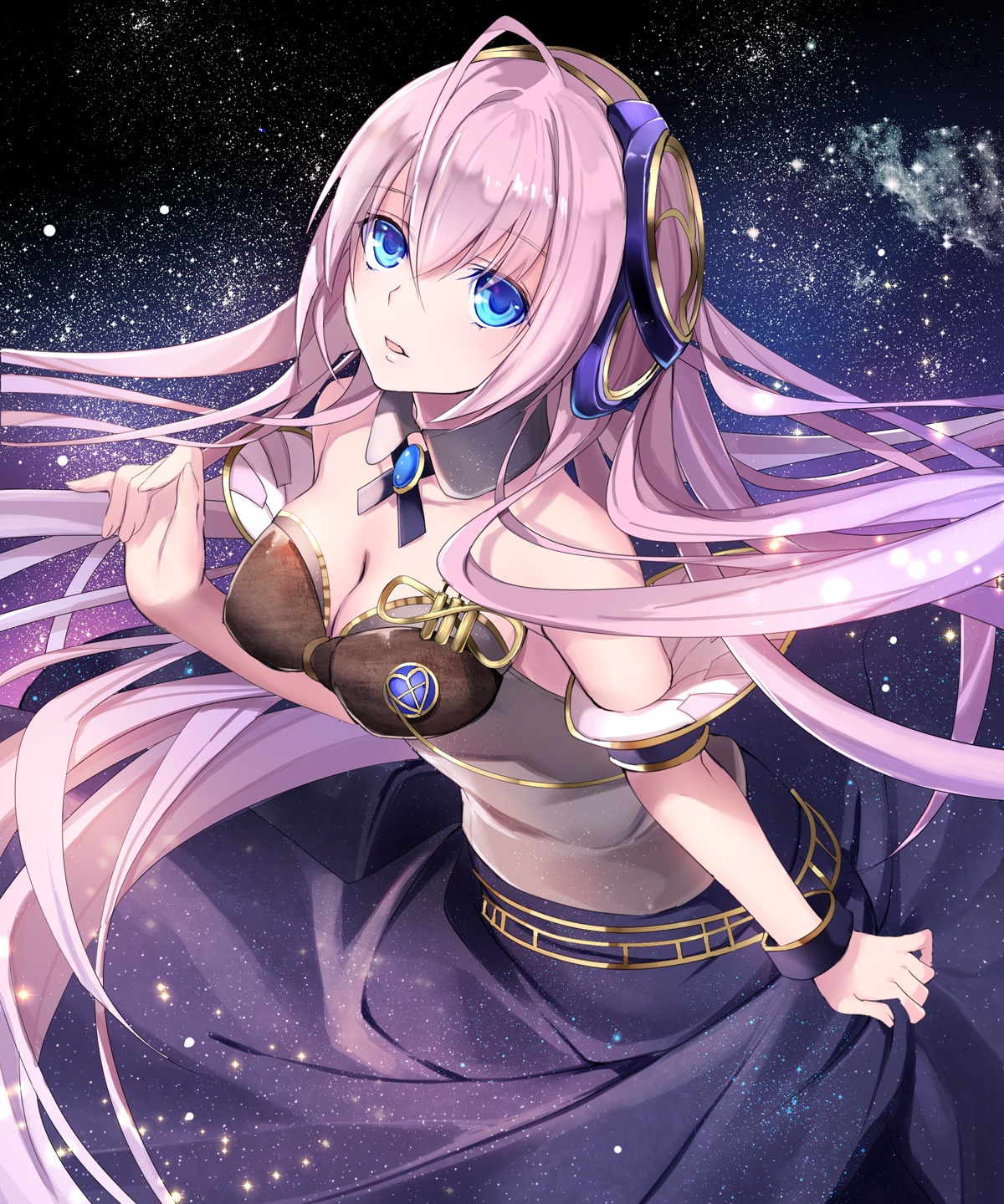 cleavage megurine_luka vocaloid yuuki_kira