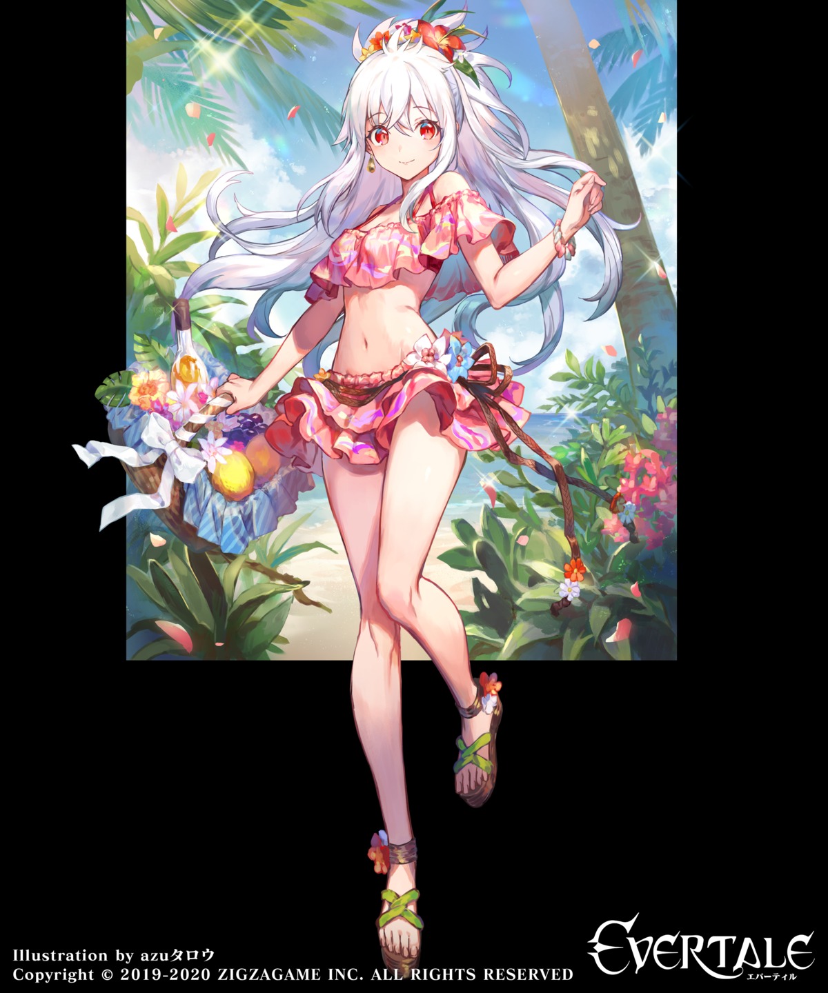 azu-taro bikini evertale skirt_lift swimsuits