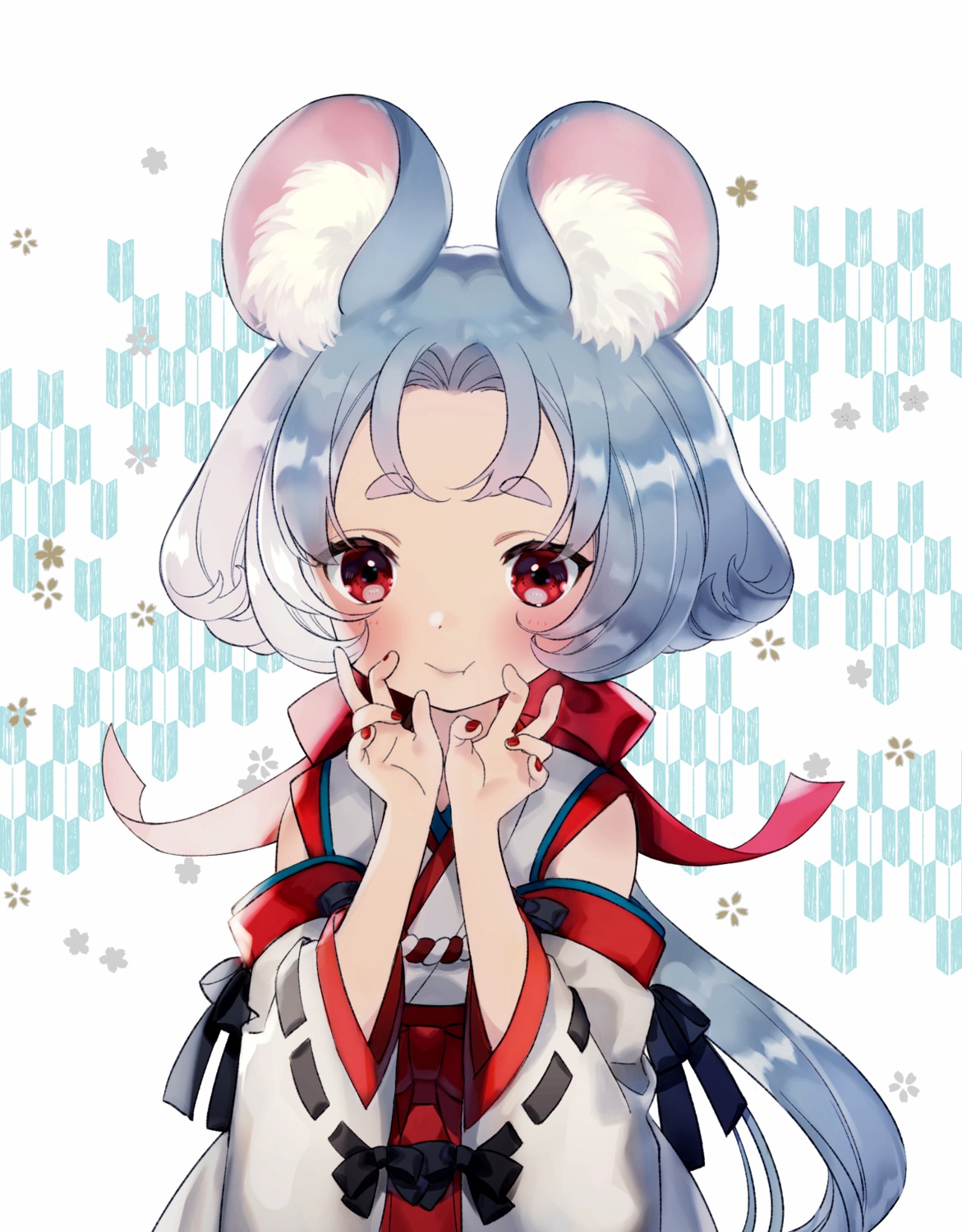 animal_ears ayame_(3103942) japanese_clothes