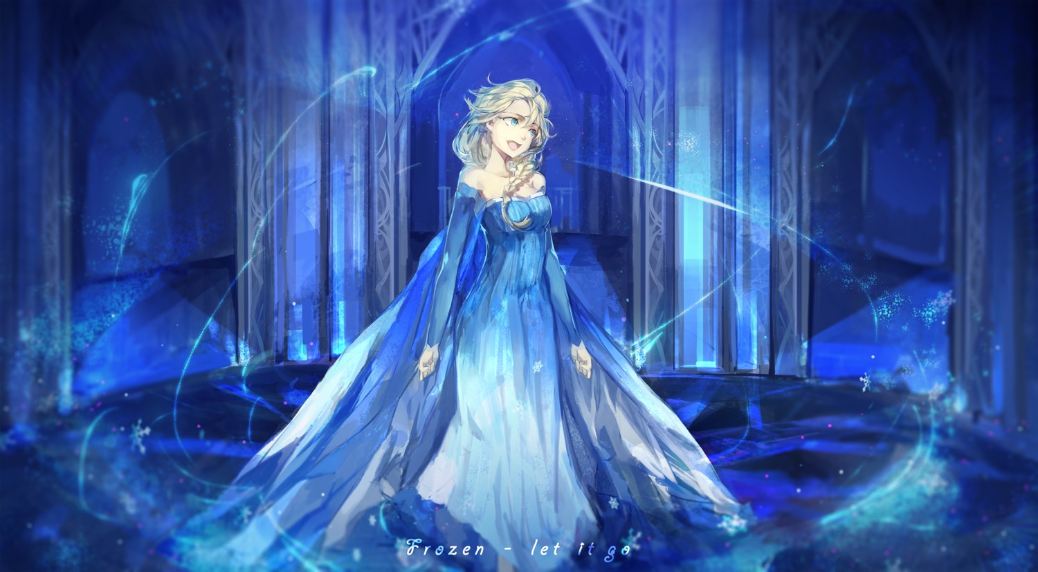 dress elsa_(frozen) frozen saberiii