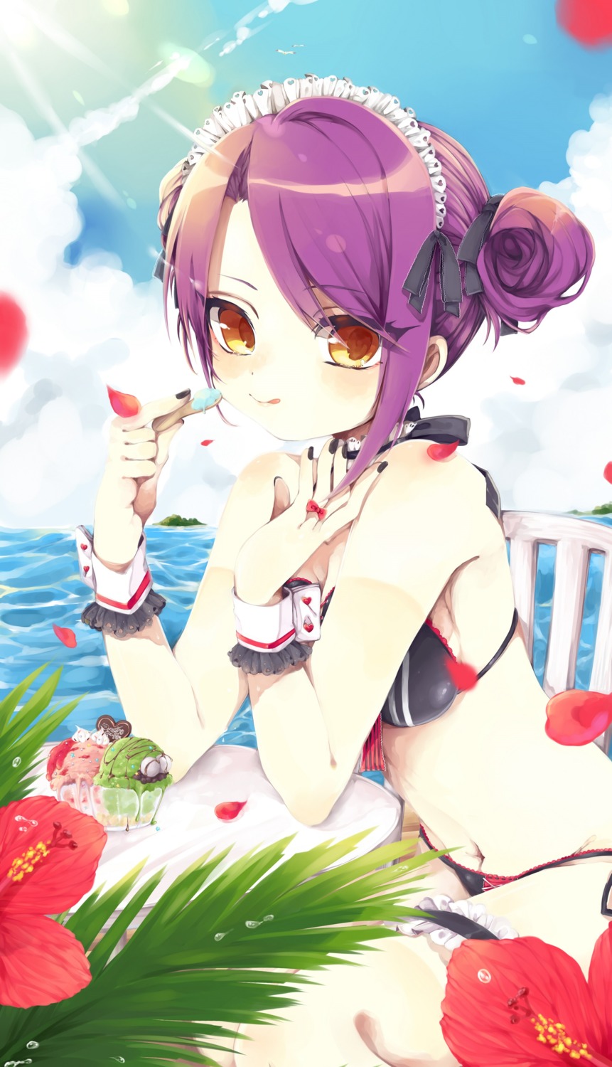 bikini garter pretty_series pripara swimsuits tmpr0778 toudou_shion