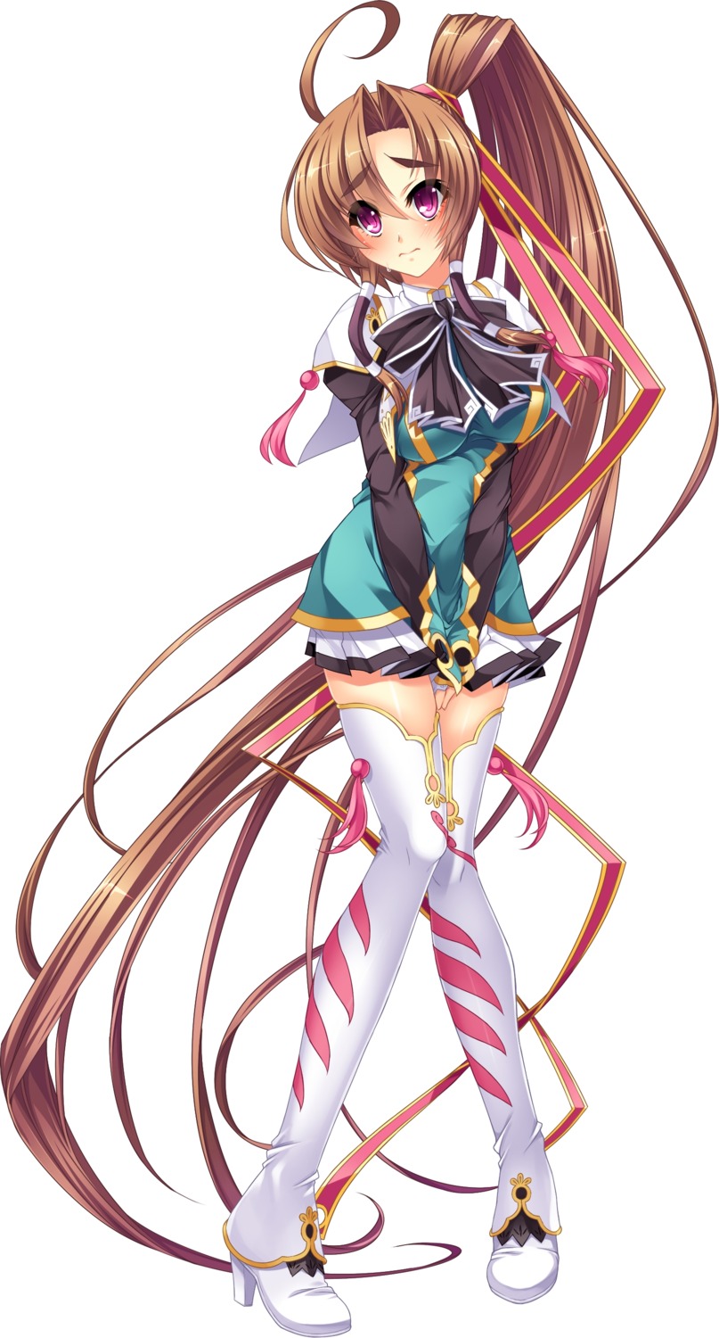 bachou baseson heels katagiri_hinata koihime_musou thighhighs