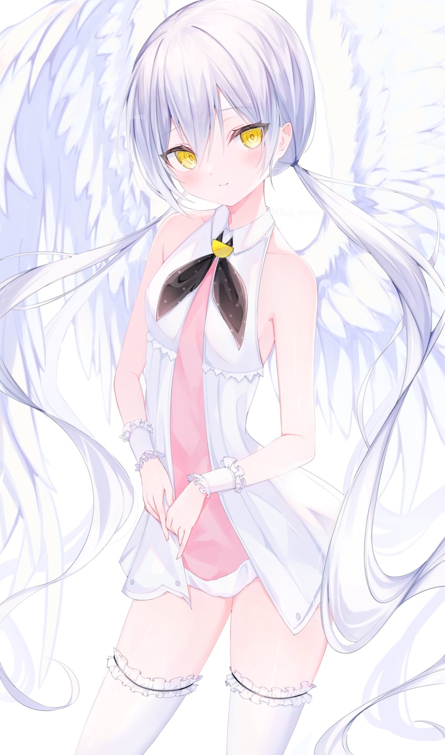 dress okomeillust thighhighs wings