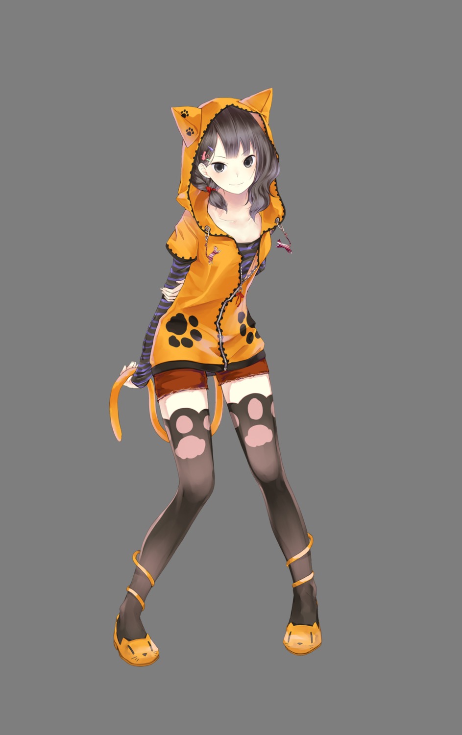 kishida_mel school_fanfare thighhighs transparent_png