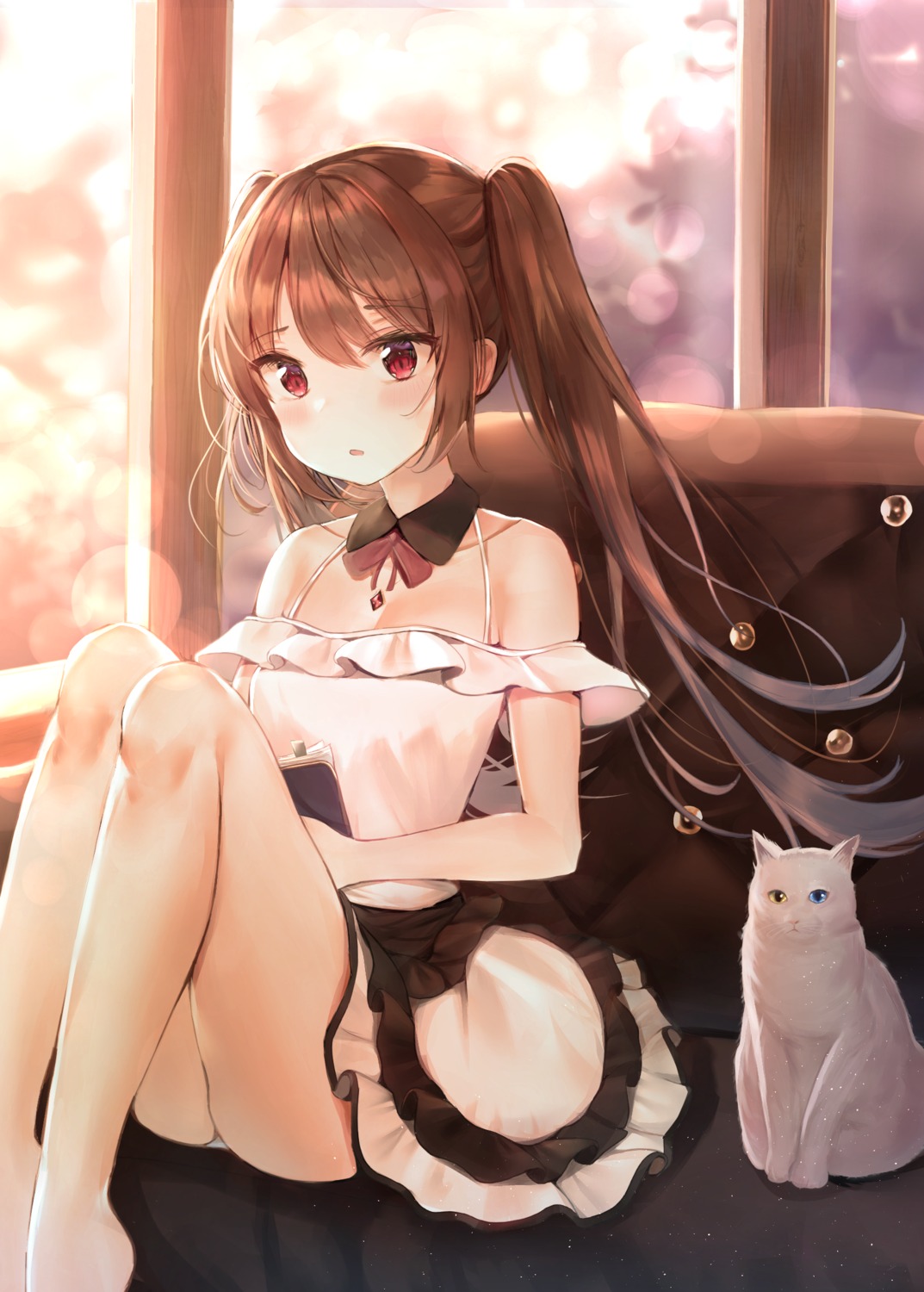 cleavage dress neko pantsu refile