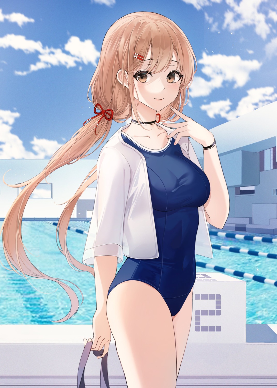 lebring school_swimsuit see_through swimsuits