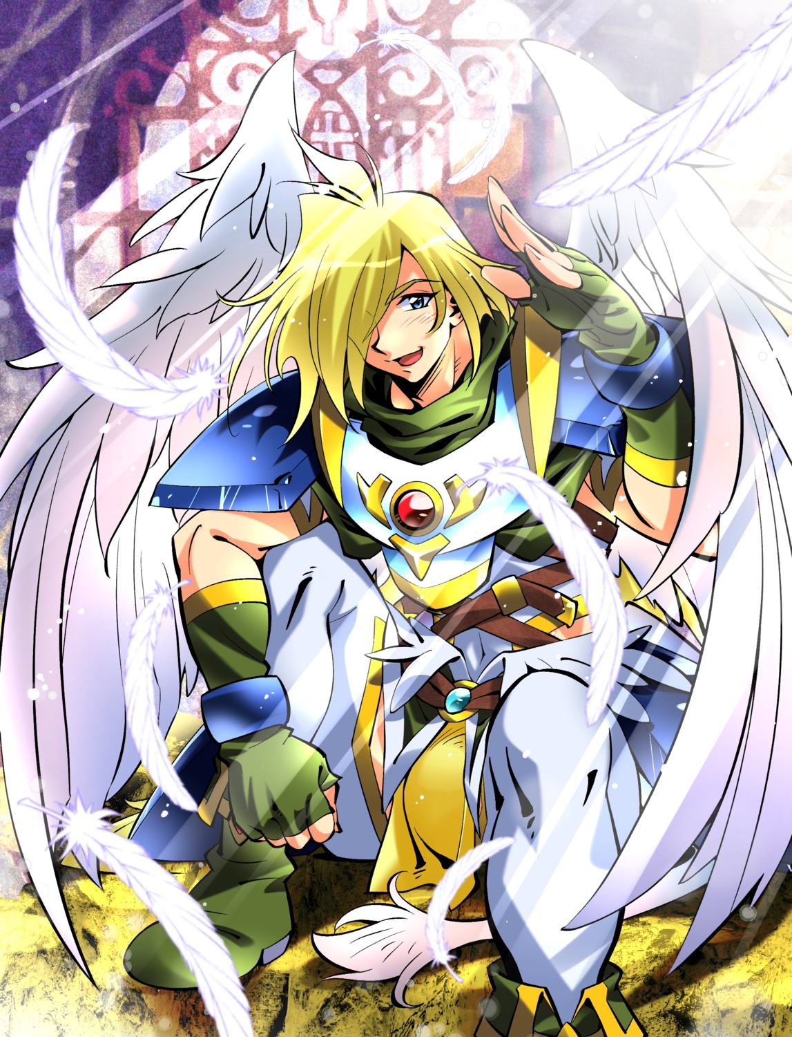 armor fantasia_re:build gourry_gabriev slayers tagme wings