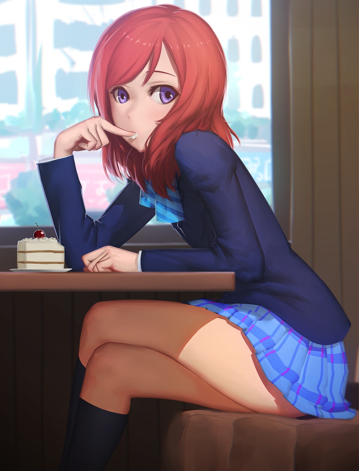 love_live! maredoro nishikino_maki seifuku