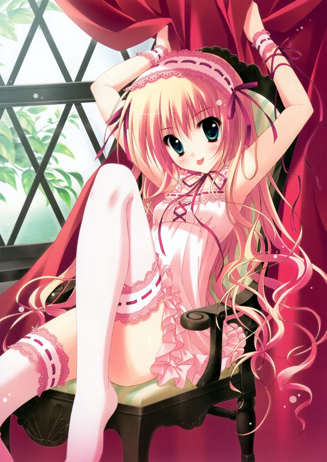 dress garter lolita_fashion ryohka thighhighs