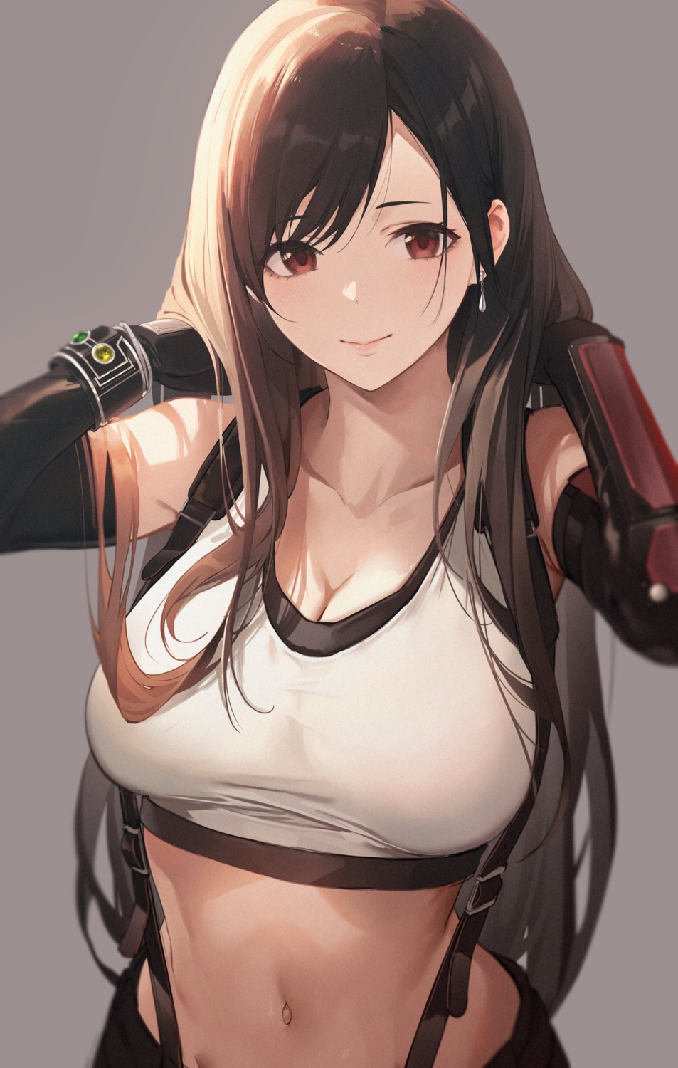 cleavage final_fantasy final_fantasy_vii sola_(solo0730) tifa_lockhart